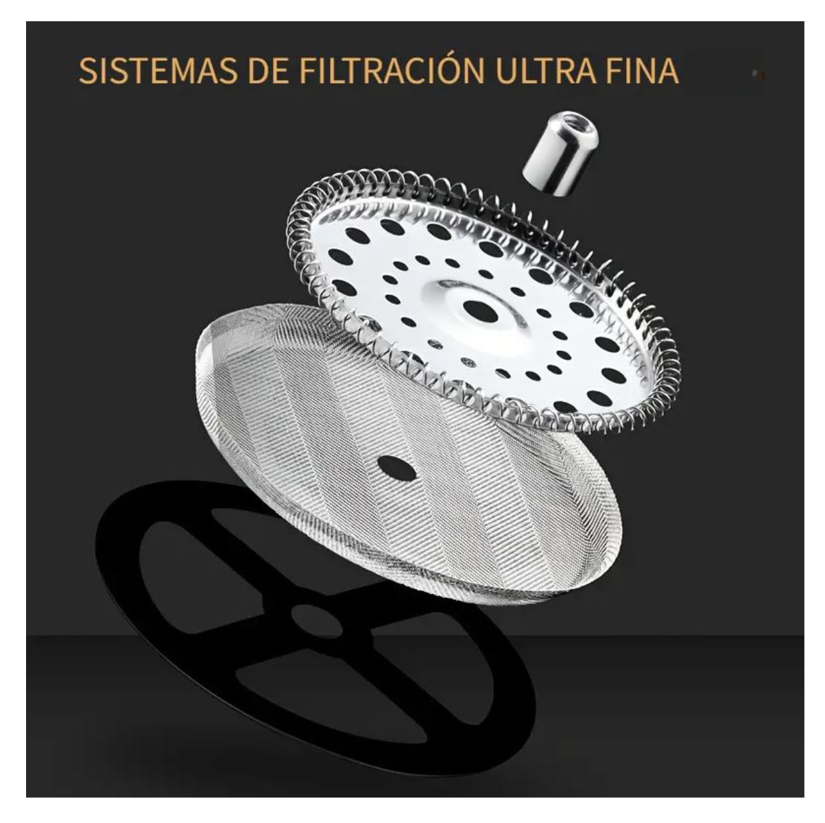 Miniatura 4 de Cafetera Prensa Francesa Filtro Acero